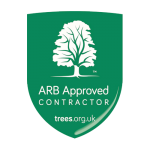 Arboricultural Association approved contractor logo in recognition of Ryland's quality arboricultural services
