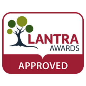 Lantra Awards Approved logo for our quality service accreditation